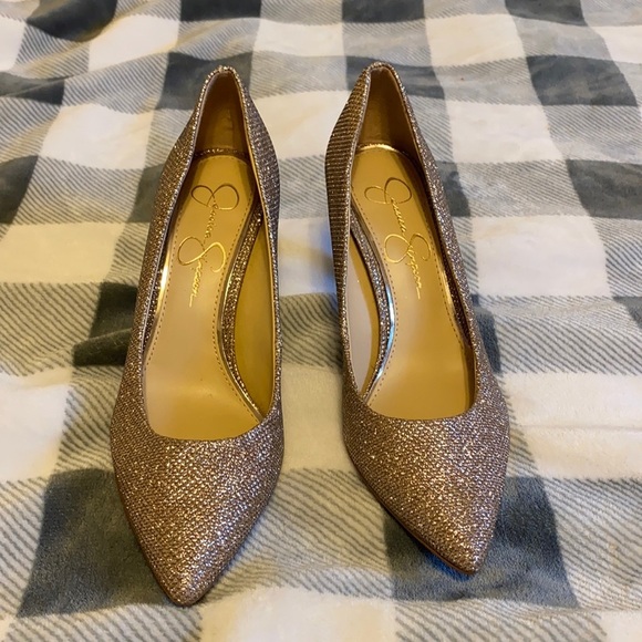 Jessica Simpson Glitter Pumps - Picture 1 of 8